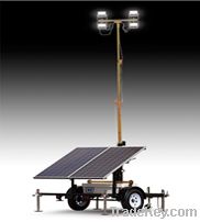 mobile solar light tower