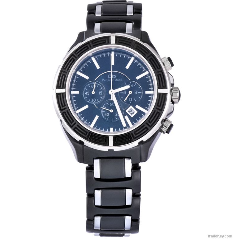 2012 new fashion designer sport watch ceramic quartz wristwatch sports
