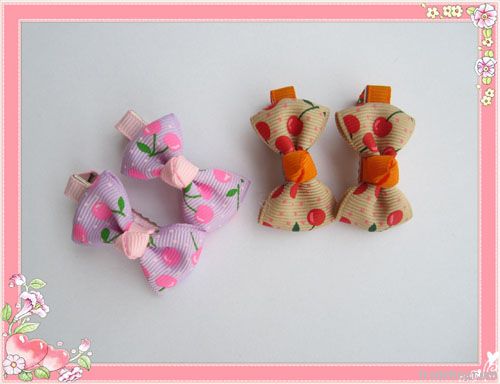 hair bow, hair chip , ribbon bow