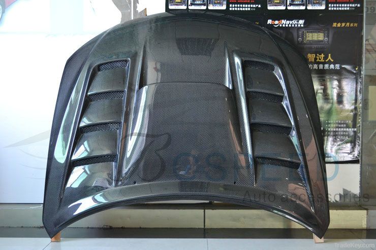 SUBARU 08-UP Impreza carbon fiber hood bonnet with hole