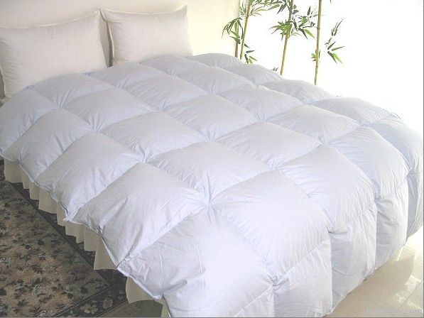 100%cotton white hotel feather quilt