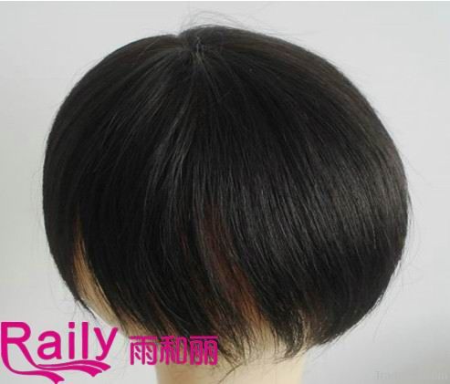 100% Human Hair Hand Tied Men's toupee