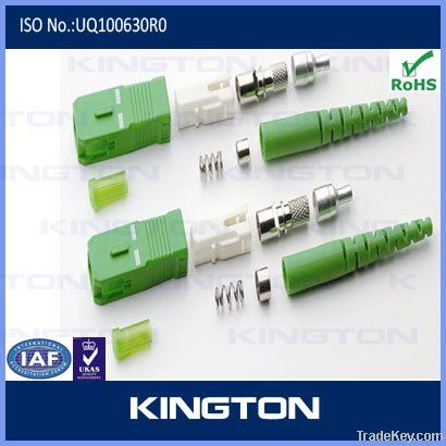 Fiber optic fast connector - Kington fiber optic connector with quick