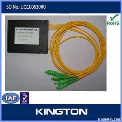 China Kington optical plc splitter - 1(N)xN SM fiber optic plc Splitte