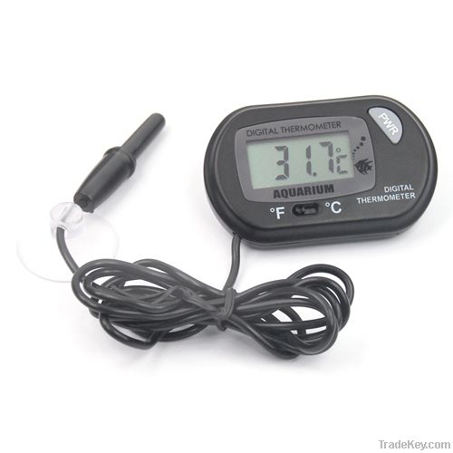 digital thermometer for terrariums with temperature sensor