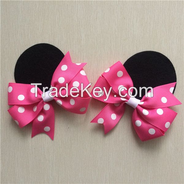 Mickey & Minnie Pinwheel Bow