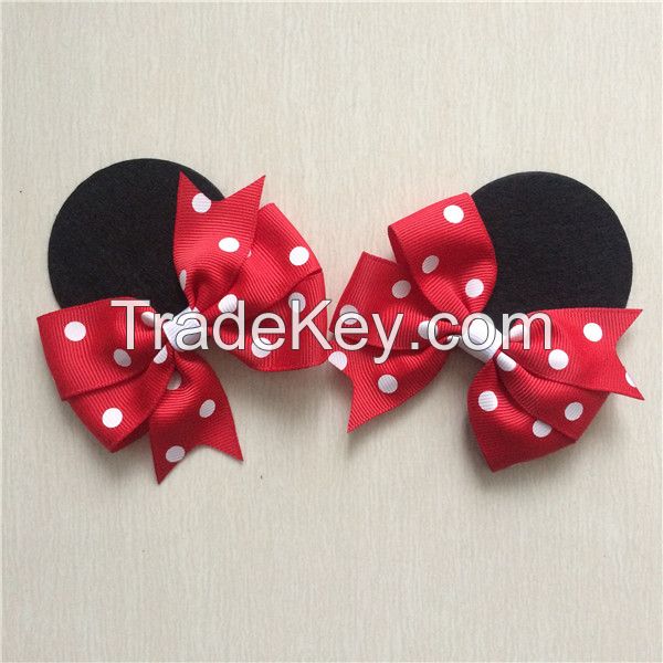 Mickey & Minnie Pinwheel Bow