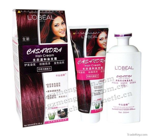 500ml professional Hair color cream, Hair dye