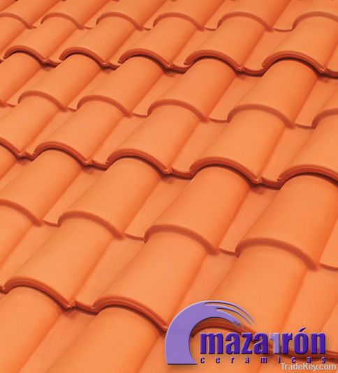 Double Mixed Ceramic Roof Tile