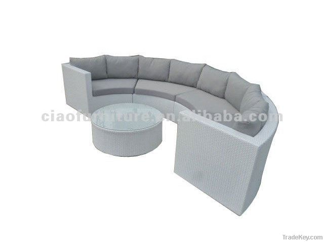 outdoor wicker furniture sofa set