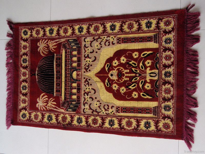 Jacquard  prayer carpet mosque Worship Blanket