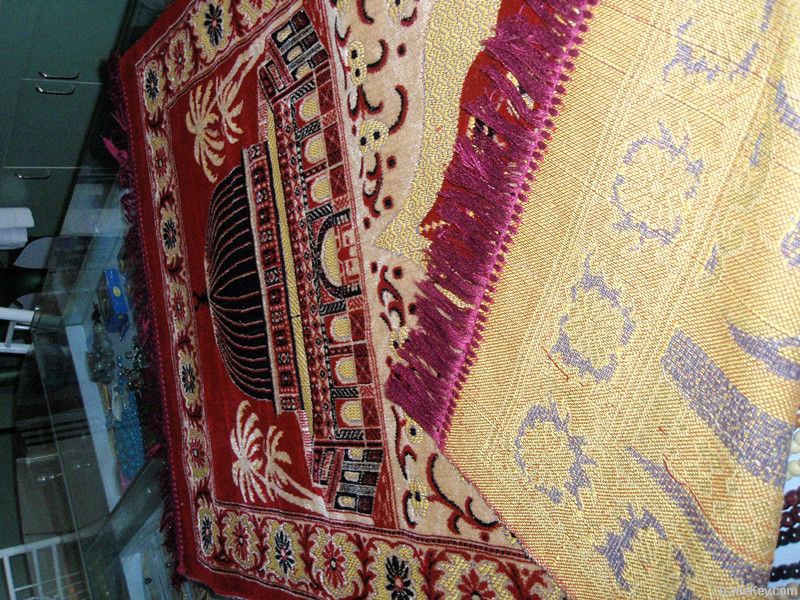 Jacquard  prayer carpet mosque Worship Blanket
