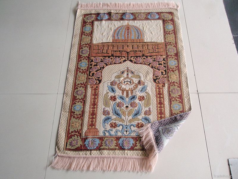 Jacquard  prayer carpet mosque Worship Blanket