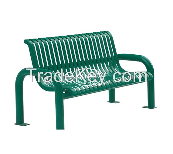 Arlau outdoor furniture patio, thermoplastic powder coating park bench