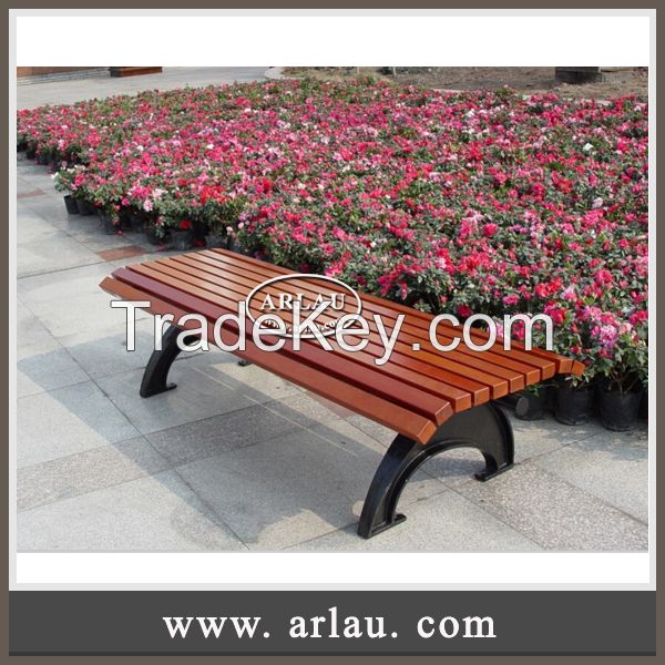 Arlau Urban Furniture China, wrought iron garden bench, Wood Bench