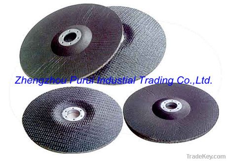 fiberglass backing bottom for flap disc