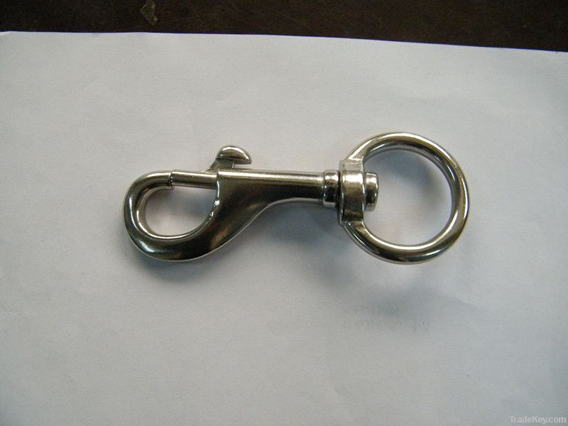 Stainless Steel Swivel Bolt Snap With Ring