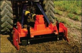 Rotary plough w/o roller