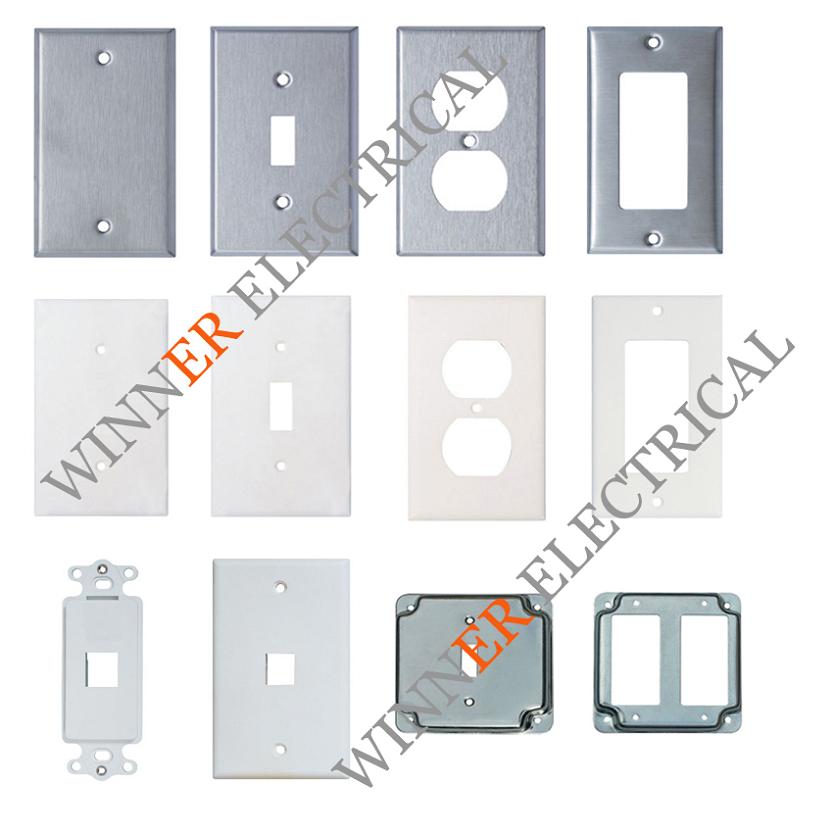 Smooth Metal Wall Plate Cover Plates Plastic Wallplate