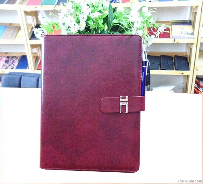 2013 New arrival popular PU leather notebook