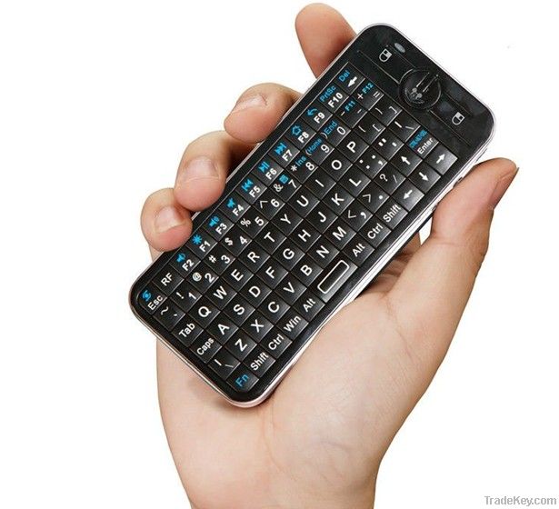 2.4G RF Mini Wireless Keyboard with IR Remote