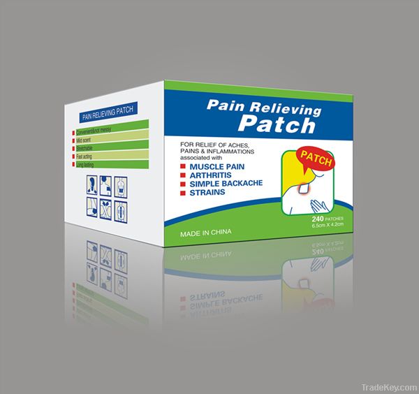 Pain relieving patch