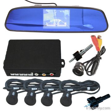 rear view parking sensor system with reverse camera