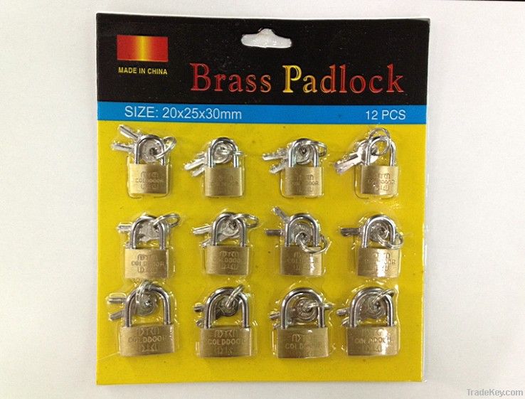 Medium Type Brass padlock