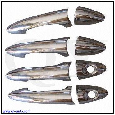 Car Chrome Accessories /Handle Cover for 2013 Hyundai Solaris Accent, ABS Plastic 3M Tape Behind