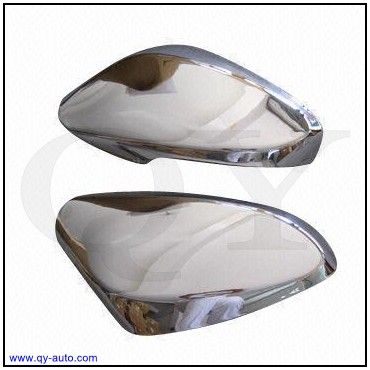 Car Chrome Accessories /Mirror Cover for 2013 Hyundai Solaris Accent, ABS Plastic 3M Tape Behind