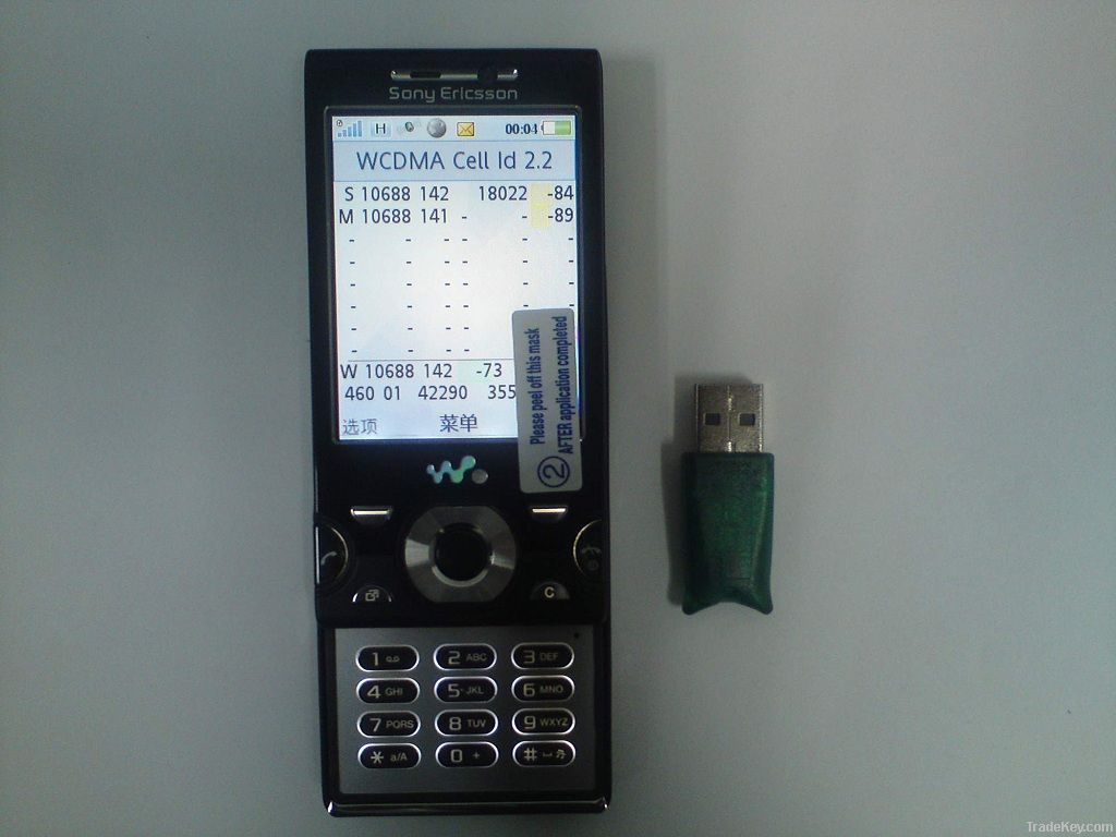 supply w995a tems pocket RF signal testing equipment, with scanner