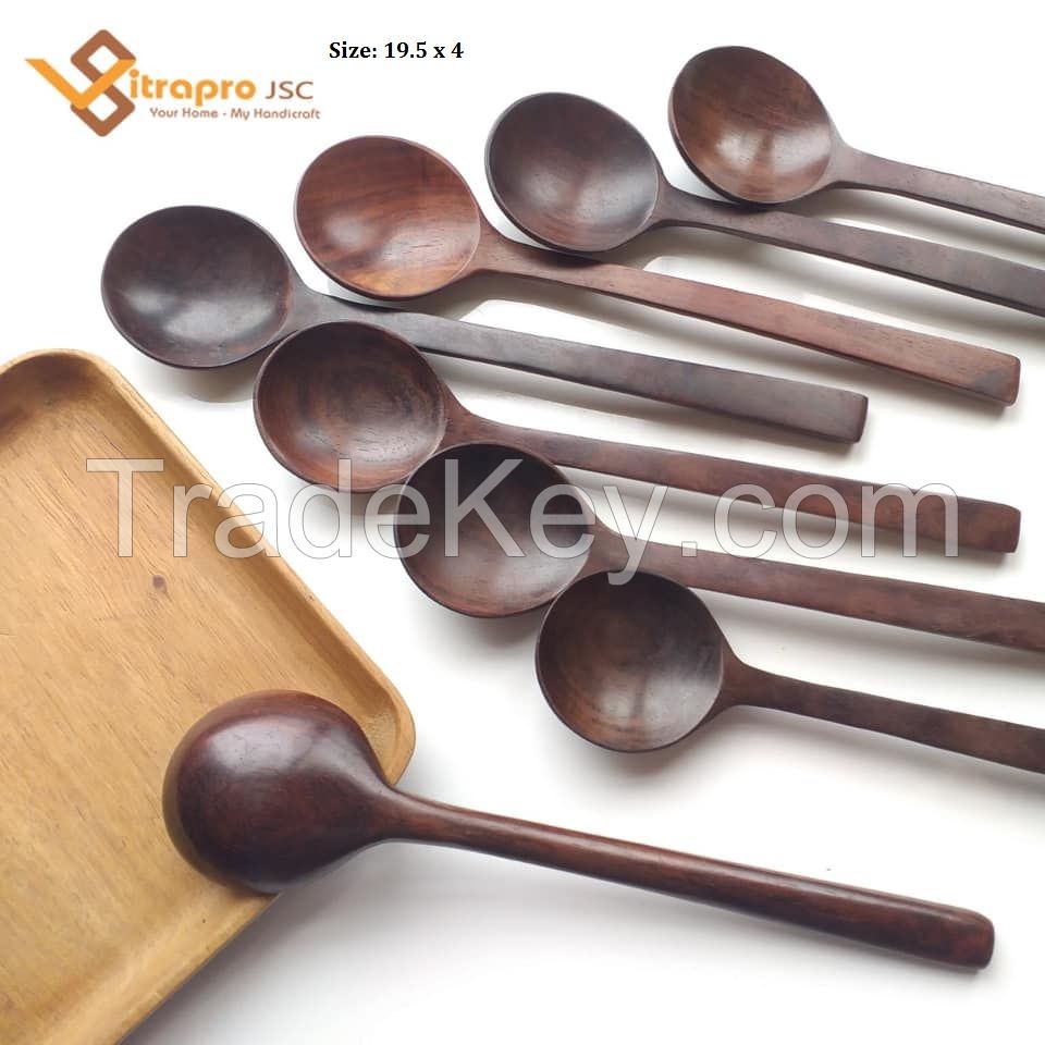Wooden Spoon Coffee Spoon Teaspoon Many Sizes Tableware Kitchenware
