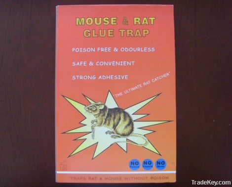 sticky mouse or rat glue board trap