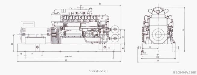 400kW/500kW Coal gas generator