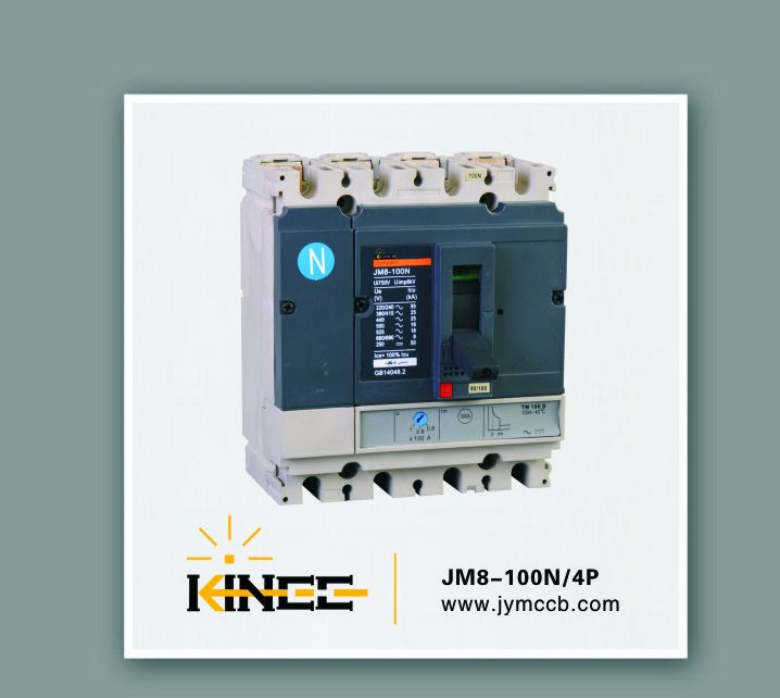 NS/4P 12.5-100A Moulded Case Circuit Breaker JM8-100N