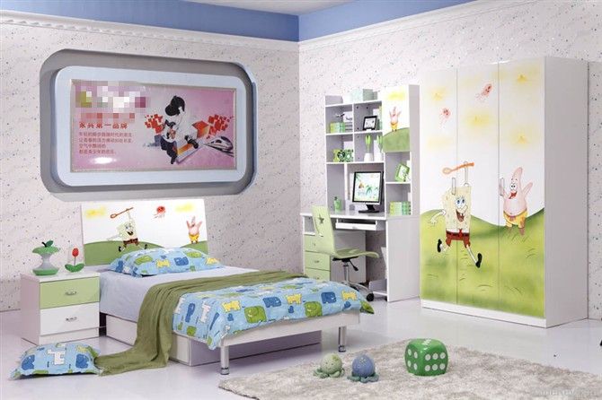 2012 hot sales elegant children furniture is made from E1 MDFboard for