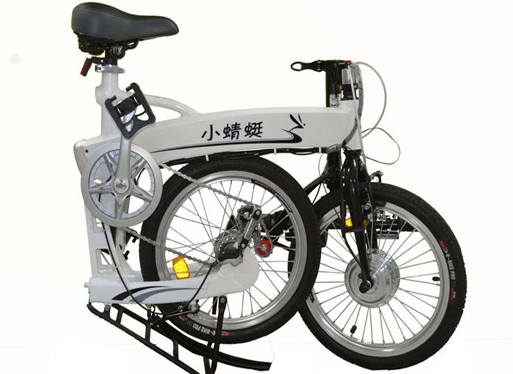Folding mini electric bicycle