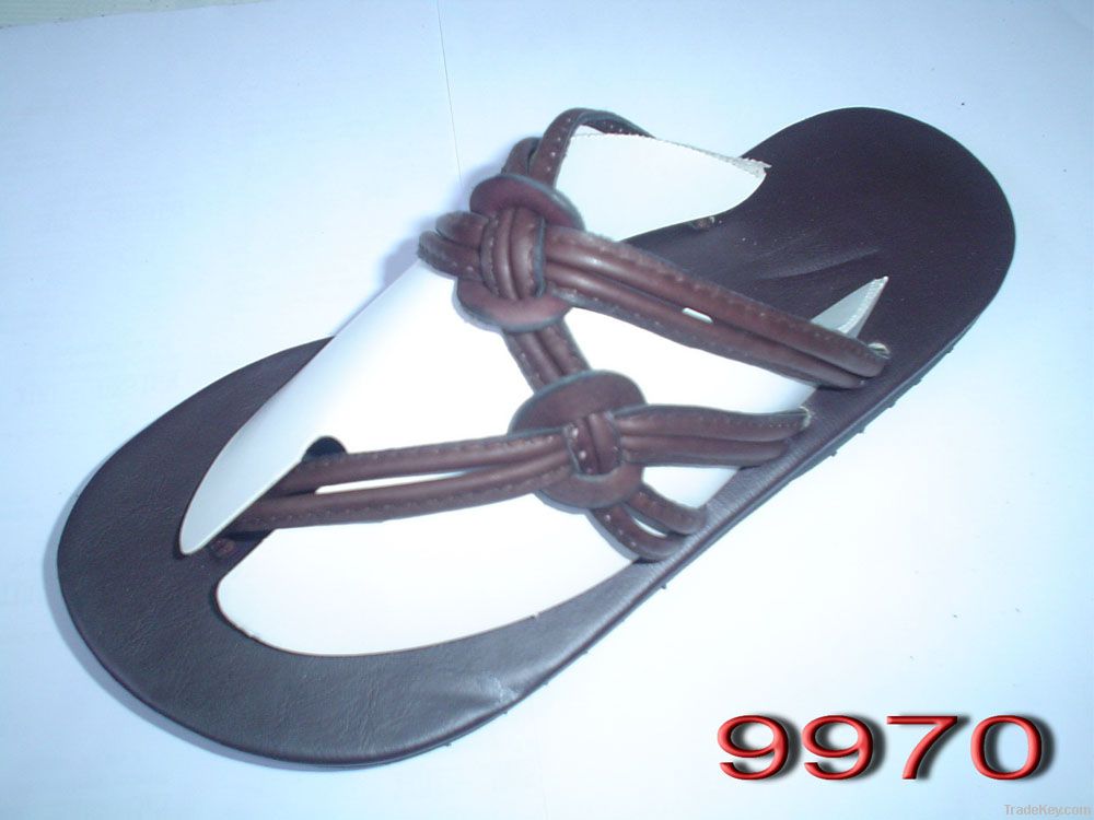 Leather sandals