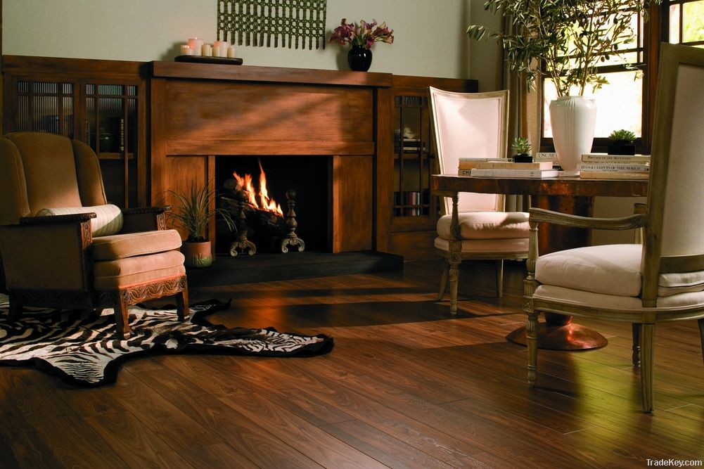 HDF laminate flooring