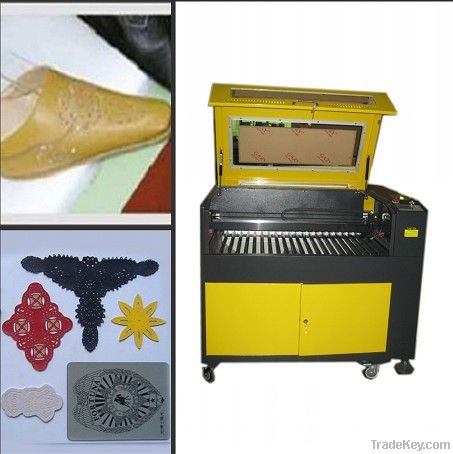 cnc laser cutter for leather rubber plastic PVC