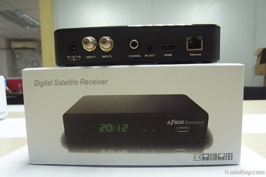 AZ BOX Bravissimo HD satellite receiver with nagra 3, iks sks