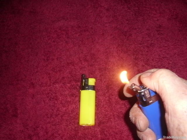 Lighter with retractable nozzle
