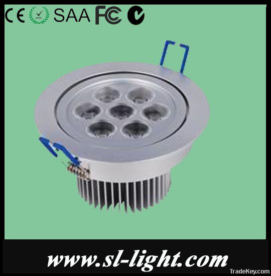 SAA CTICK recessed 7w led downlight dimmable