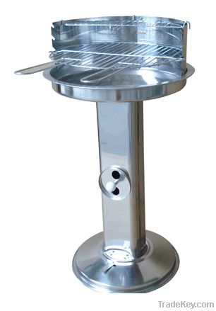 Stainless Steel Pedestal BBQ Grill