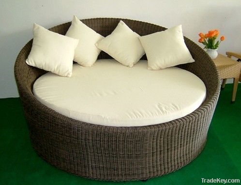 Rattan Furniture Lounge Bed