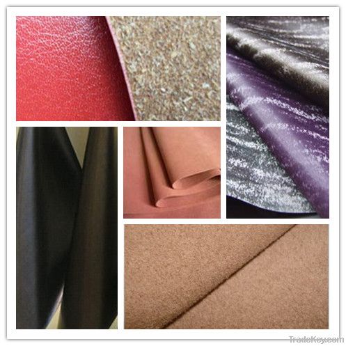 Good Quality Vivid Color Microfiber Shoe Leather Material