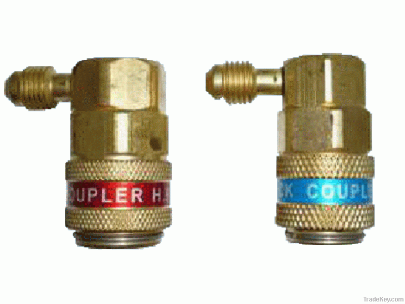 QC-15 R134a 90  Degree Quick Coupler