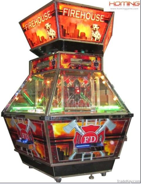 Fire House coin pusher machine(hominggame-COM-486)