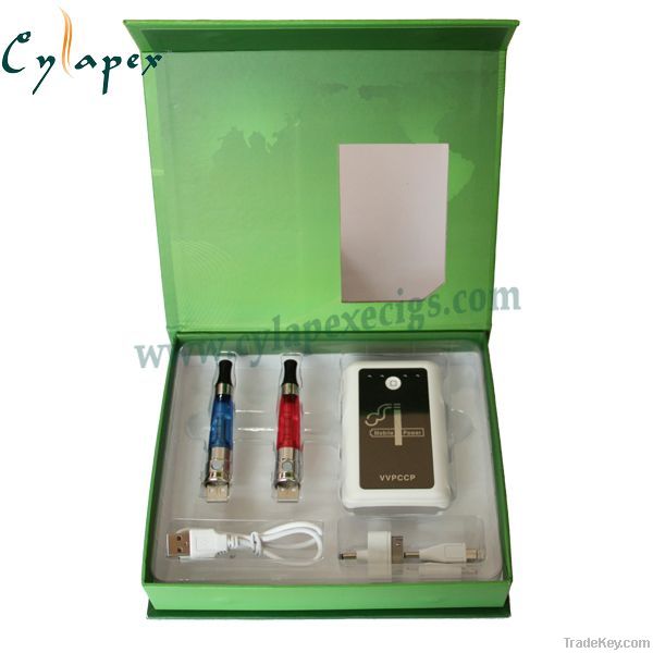 2012 Newest Revolution E-cigarette Cylapex VV-PCCP With Power Bank