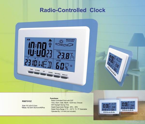 Radio controlled clock